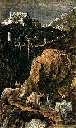 Joos de Momper, Landscape with the Temptation of Christ